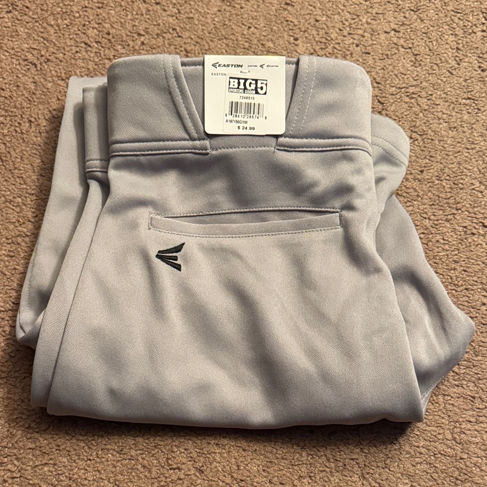 NWT Easton Light Grey Baseball Pant - Men’s Medium